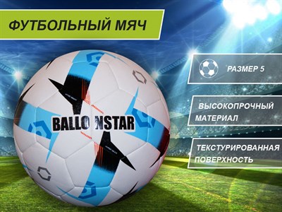 Футбольный мяч - фото 1047844509