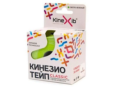 Кинезио-тейп Kinexib Classic 5м х 5см светло-зелёный - фото 1047844650