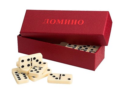 Домино в картонной коробке: 5010Z  (Красный) - фото 1047845961