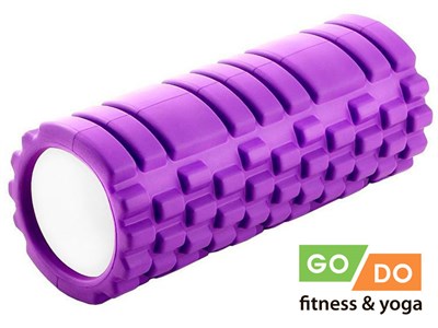 Валик ролл для фитнеса GO DO JD2-33purple+ - фото 1047848766