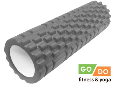 Валик ролл для фитнеса GO DO JD2-45grey - фото 1047848780