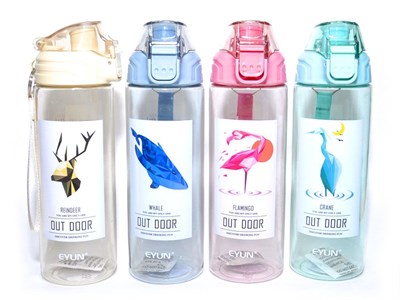 Бутылка для воды. Материал: пластик. Объём 650ML. YY615 - фото 1060284143