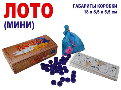 Лото (фишки - пластик, карточки - картон) :02-127 - фото 1060287679