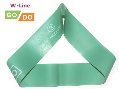 Эспандер-петля GO DO W-Line (3). Цвет: зелёный. Длина в сложенном виде 30,5 см. Ширина 5 см. Толщина 0,7 мм. W-650-0.7 - фото 1060289966