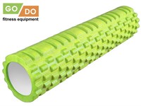 Валик ролл для фитнеса рельефный полый GO DO :JD2-60  (Зелёный)