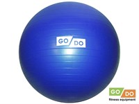 Мяч для фитнеса матовый d - 55 см GO DO :FB-55  (Синий)