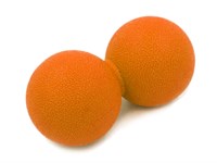 Мячик двойной для миофасциального расслабления: XC-SQ2  (оранжевый)