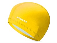 Шапочка для плавания комбинированная SPRINTER :PU-1117  (Жёлтый)
