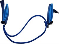 Эспандер для ног "Стройняшка-2" (2 мягкие манжеты, двойной резиновй шнур). Предназначен для тренировки внутр. и внешней поверхности бедра, ягодиц :(03-31):