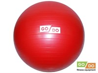Мяч для фитнеса матовый d - 75 см GO DO :FB-75  (Красный)