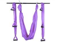 Гамак для йоги: С.YJ-KMA  (Фиолетовый-светло-фиолетовый - Ф+Ф)