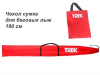 Чехол-сумка для беговых лыж TREK 190см красный