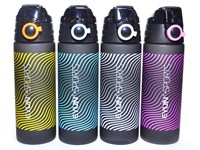 Бутылка для воды. Материал: пластик, силикон. Объём 600 ml. YY-901