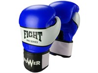 Перчатки боксёрские FIGHT PRO SERIES синие 14 унций PRO-F-С-114#