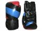 Перчатки боксёрские 14 oz: ZTTY-3G-14-Ч Цвет - чёрный с синими и красными вставками. - фото 1047849228