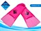 Ласты для бассейна размер 27-29 SWIM TEAM :ТЕ-2737-3  (розовый) - фото 1060284093